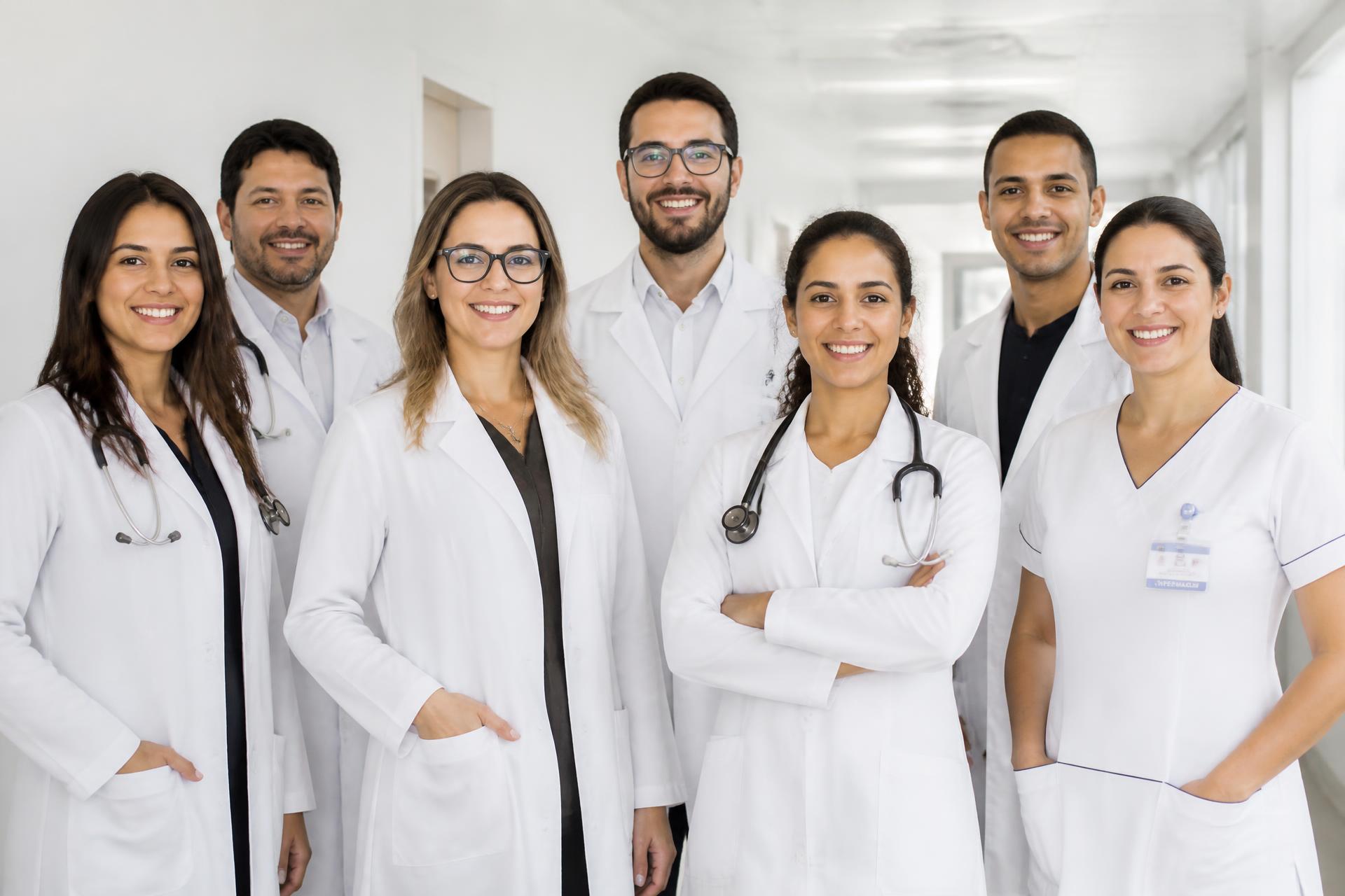 Equipe multidisciplinar de médicos da SAMEDE